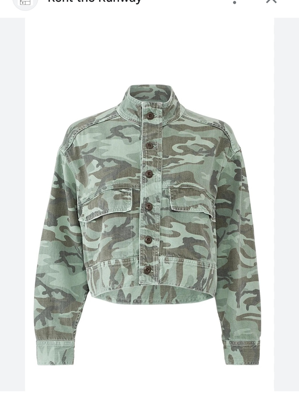 AMO x Anthropologie Army Patch Jacket